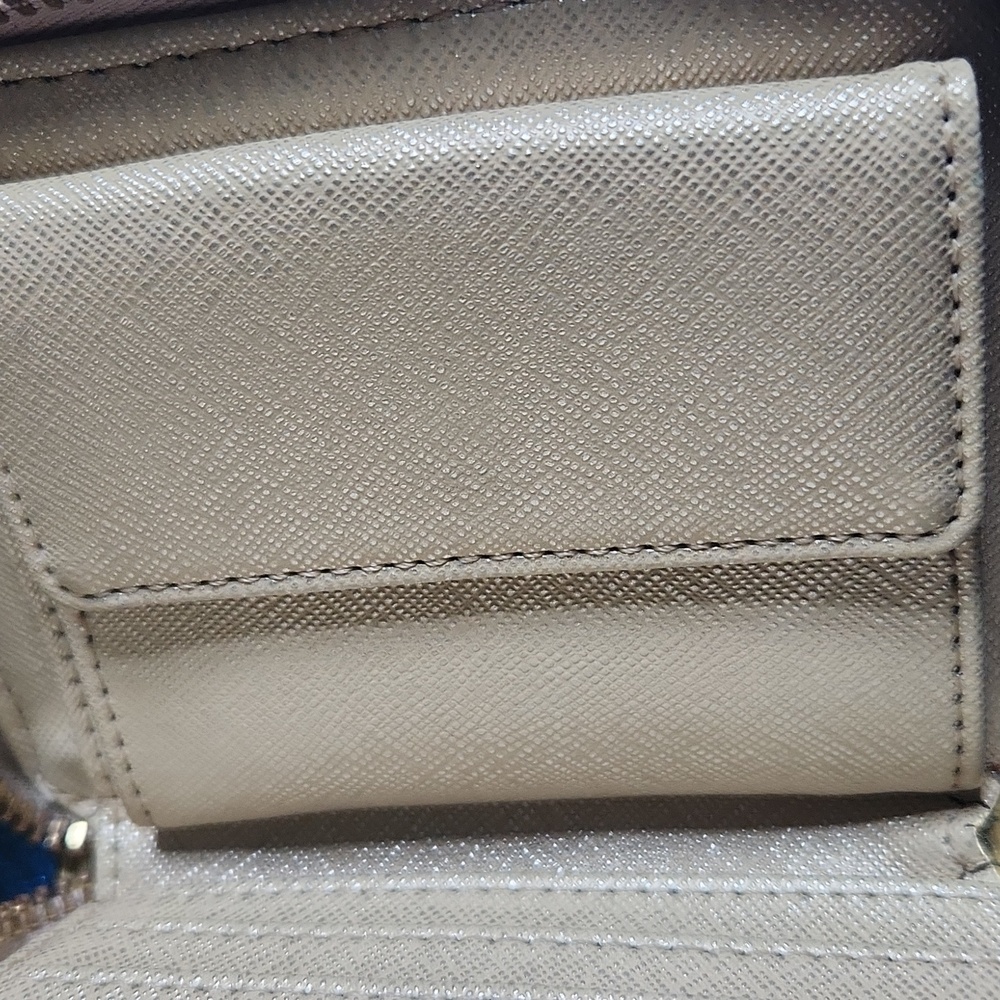 Michael Kors Metallic Gold Zip Wallet - Picture 7 of 11